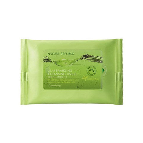 [NATURE REPUBLIC] Jeju Sparkling Cleansing Tissue 70g/15ea