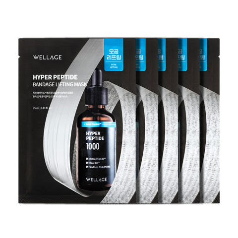 WELLAGE Hyper Peptide Bandage Lifting Mask 25ml X 5ea