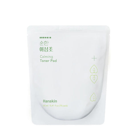 Hanskin Soonhan Houttuynia Claming Toner Pad 160ml/70ea [Refill]