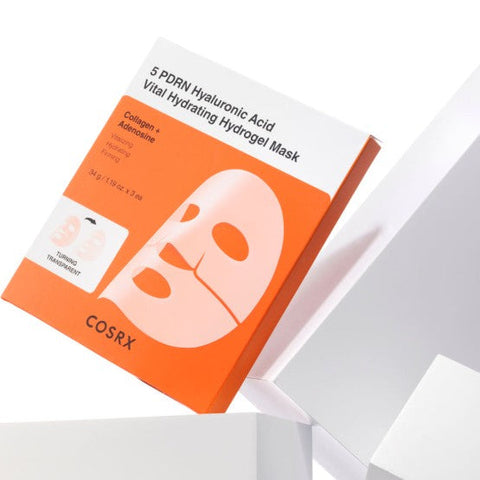 COSRX 5 PDRN Hyaluronic Acid Vital Hydrating Hydrogel Mask 34g X 3ea
