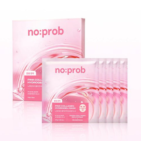 noprob Pink Collagen Hydrogel Mask 37g X 5ea