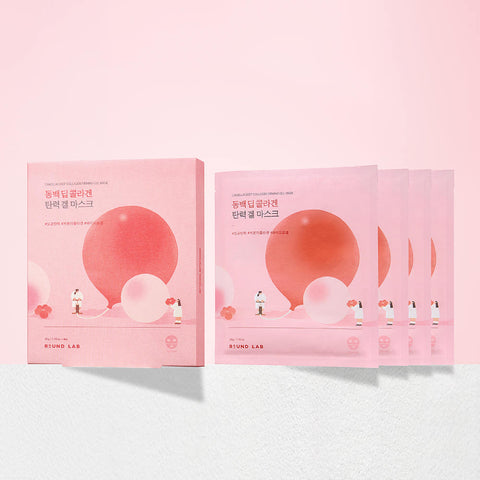 Round Lab Camellia Deep Collagen Firming Gel Mask Sheet 34g X 4ea