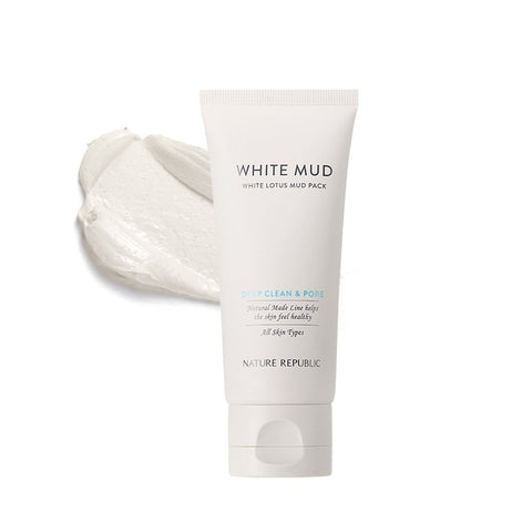 [NATURE REPUBLIC] Natural Made White Lotus Deep Celan Mud Pack 100ml
