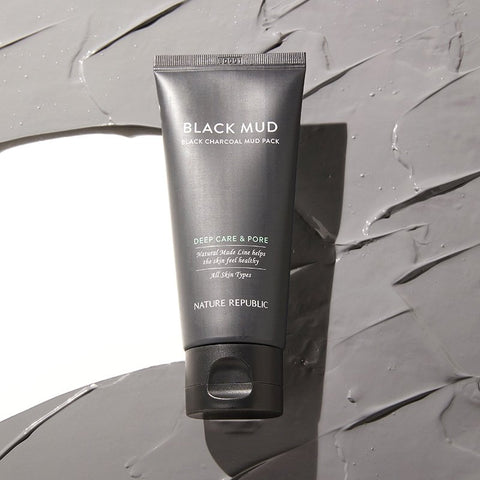 [NATURE REPUBLIC] Natural Made Black Charcoal Deep Pore Mud Pack 100ml