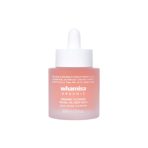 whamisa Organic Flowers Facial Oil Deep Rich 32ml