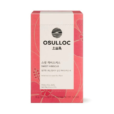 OSULLOC Sweet Hibiscus Tea – 20 Premium Tea Bags